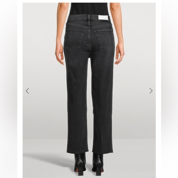 RE DONE 70s Straight-Leg Jeans black 28 - Picture 12 of 15